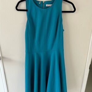 Rebecca Taylor Teal Sleeveless Midi Dress